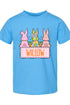 Toddler Personalized Brushstroke Bunny Fine Jersey Tee *Personalize Your Name