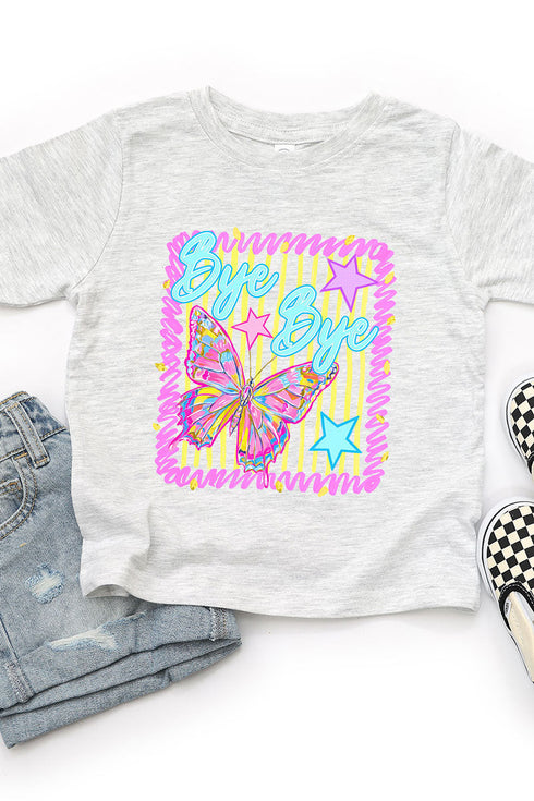 Toddler Bye Bye Butterfly Fine Jersey Tee