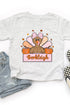 Toddler Personalized Leopard Turkey Tails Fine Jersey Tee *Personalize Your Name