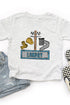 Toddler Personalized Blue Power Crew Kid Fine Jersey Tee *Personalize Your Name