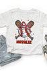 Toddler Personalized Coquette Home Run Hitter Fine Jersey Tee *Personalize Your Name