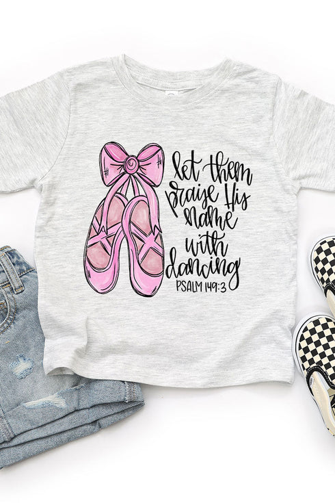 Toddler Praising In Pointe Fine Jersey Tee