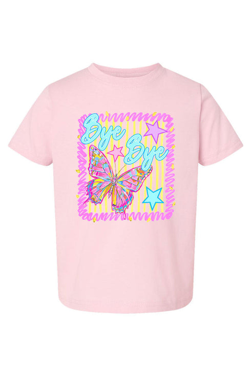 Toddler Bye Bye Butterfly Fine Jersey Tee