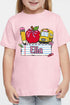 Toddler Personalized Back-to-School Name Tag Girl Fine Jersey Tee *Enter Kid's Name