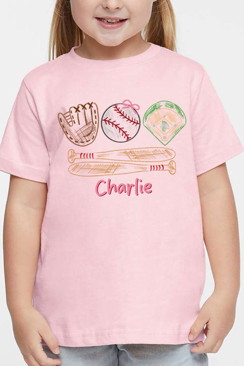 Toddler Personalized Grand Slam Kid Fine Jersey Tee *Personalize Your Name