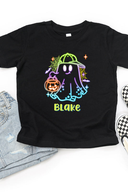 Toddler Personalized Glow & Boo Boy Fine Jersey Tee *Personalize Your Name