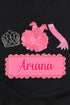 Toddler Personalized Crowned Cutie Fine Jersey Tee *Personalize Your Name
