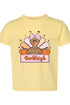 Toddler Personalized Leopard Turkey Tails Fine Jersey Tee *Personalize Your Name