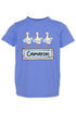 Toddler Personalized Blue Summer Geese Fine Jersey Tee *Personalize Your Name