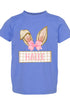 Toddler Personalized Pink Coquette Bunny Ears Fine Jersey Tee *Personalize Your Name