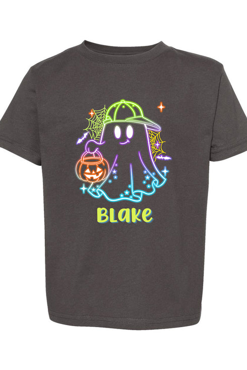 Toddler Personalized Glow & Boo Boy Fine Jersey Tee *Personalize Your Name
