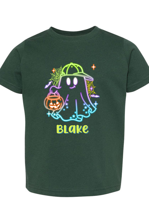 Toddler Personalized Glow & Boo Boy Fine Jersey Tee *Personalize Your Name