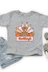 Toddler Personalized Leopard Turkey Tails Fine Jersey Tee *Personalize Your Name