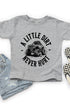 Toddler Monster Truck Little Dirt Never Hurt Fine Jersey Tee