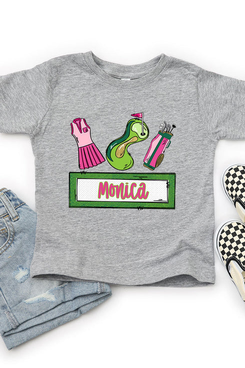 Toddler Personalized Par-Tee Princess Fine Jersey Tee *Personalize Your Name