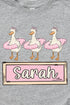 Toddler Personalized Pink Summer Geese Fine Jersey Tee *Personalize Your Name