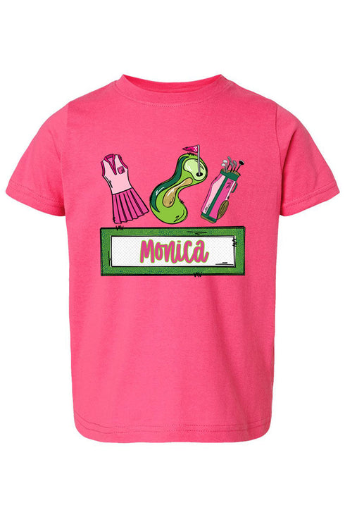 Toddler Personalized Par-Tee Princess Fine Jersey Tee *Personalize Your Name