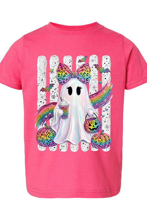 Toddler Rainbow Glam Ghost Fine Jersey Tee