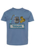 Toddler Personalized Blue Mini Metal Maker Fine Jersey Tee *Personalize Your Name