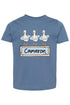 Toddler Personalized Blue Summer Geese Fine Jersey Tee *Personalize Your Name