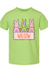 Toddler Personalized Brushstroke Bunny Fine Jersey Tee *Personalize Your Name