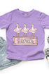Toddler Personalized Pink Summer Geese Fine Jersey Tee *Personalize Your Name