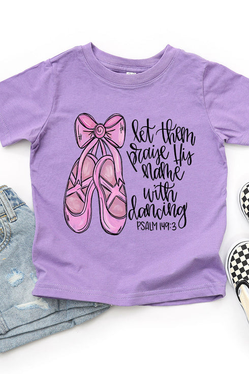 Toddler Praising In Pointe Fine Jersey Tee