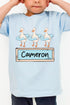 Toddler Personalized Blue Summer Geese Fine Jersey Tee *Personalize Your Name