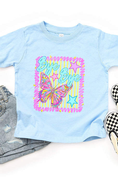 Toddler Bye Bye Butterfly Fine Jersey Tee