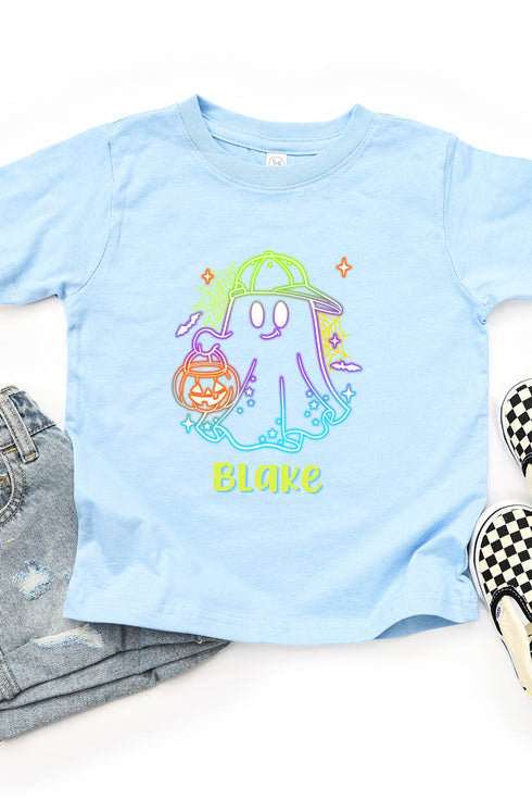 Toddler Personalized Glow & Boo Boy Fine Jersey Tee *Personalize Your Name