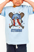 Toddler Personalized Hat Back Home Run Hitter Fine Jersey Tee *Personalize Your Name