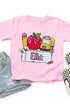 Toddler Personalized Back-to-School Name Tag Girl Fine Jersey Tee *Enter Kid's Name