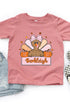 Toddler Personalized Leopard Turkey Tails Fine Jersey Tee *Personalize Your Name