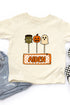 Toddler Personalized Checkered Halloween Pop Fine Jersey Tee *Personalize Your Name