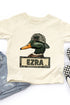 Toddler Personalized Little Mallard Fine Jersey Tee *Personalize Your Name