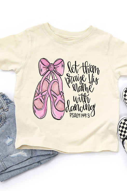 Toddler Praising In Pointe Fine Jersey Tee
