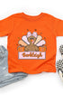 Toddler Personalized Leopard Turkey Tails Fine Jersey Tee *Personalize Your Name