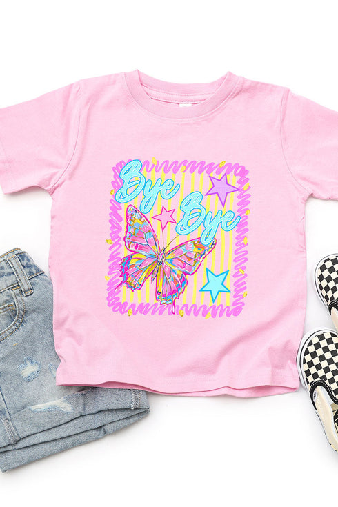 Toddler Bye Bye Butterfly Fine Jersey Tee