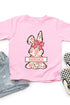 Toddler Personalized Blush Bunny Fine Jersey Tee *Personalize Your Name