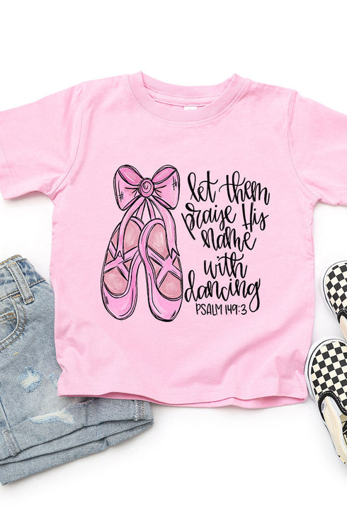 Toddler Praising In Pointe Fine Jersey Tee