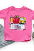 Toddler Personalized Back-to-School Name Tag Girl Fine Jersey Tee *Enter Kid's Name