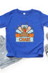 Toddler Personalized Plaid Turkey Tails Fine Jersey Tee *Personalize Your Name