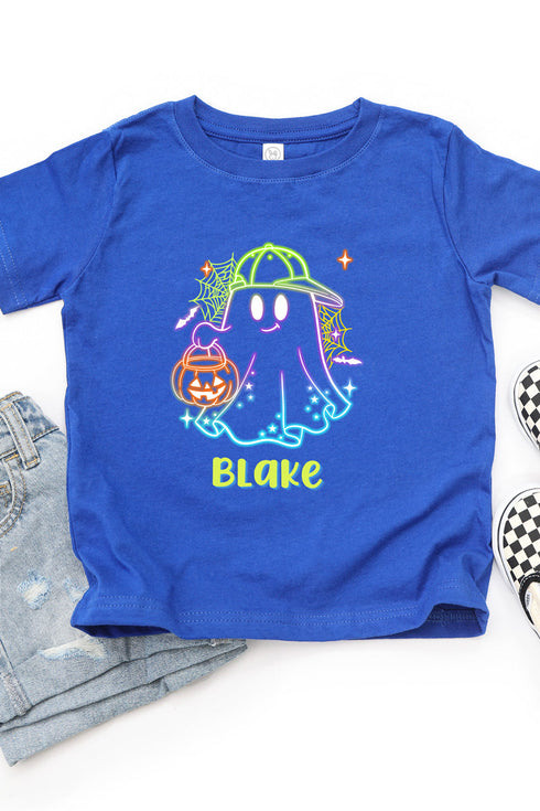Toddler Personalized Glow & Boo Boy Fine Jersey Tee *Personalize Your Name