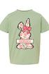 Toddler Personalized Blush Bunny Fine Jersey Tee *Personalize Your Name