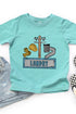 Toddler Personalized Blue Power Crew Kid Fine Jersey Tee *Personalize Your Name