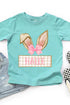 Toddler Personalized Pink Coquette Bunny Ears Fine Jersey Tee *Personalize Your Name