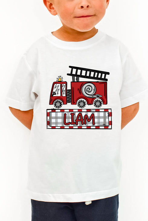 Toddler Personalized Rescue Ready Fine Jersey Tee *Personalize Your Name