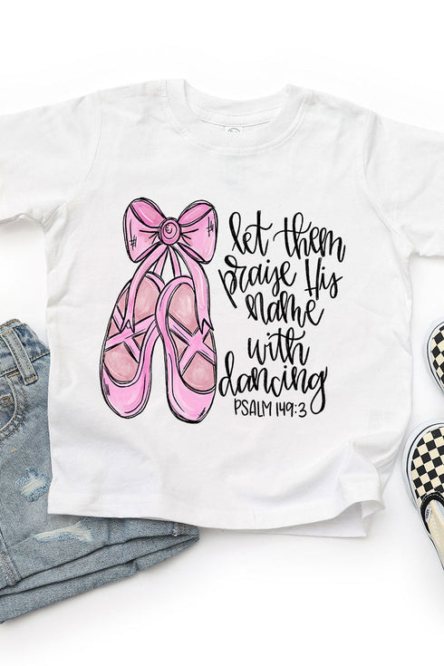 Toddler Praising In Pointe Fine Jersey Tee