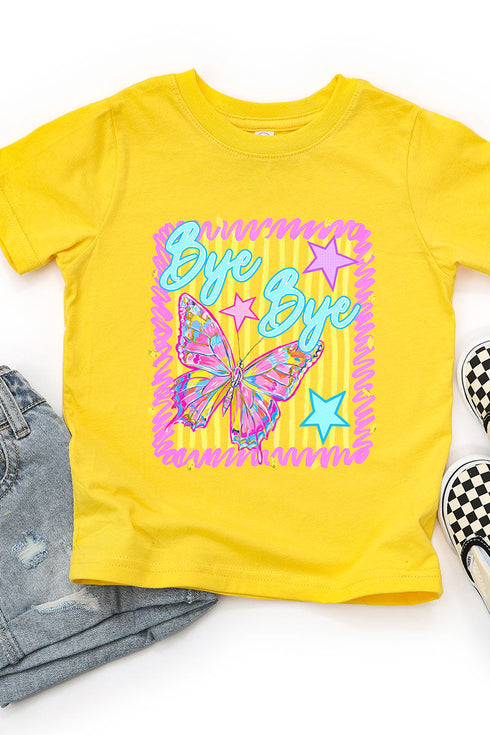 Toddler Bye Bye Butterfly Fine Jersey Tee