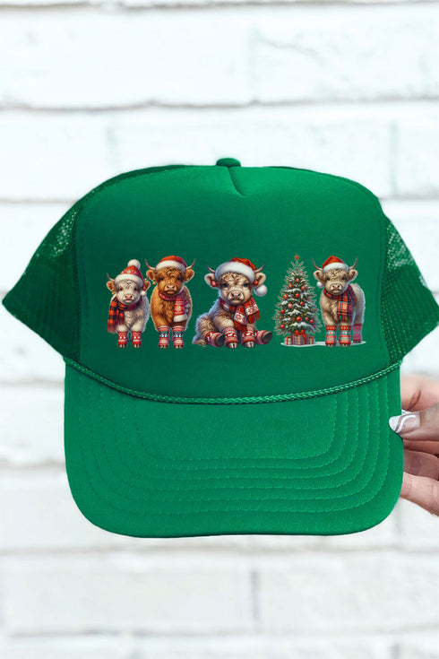 Highland Snow Friends Otto Kelly Foam Front Trucker Hat